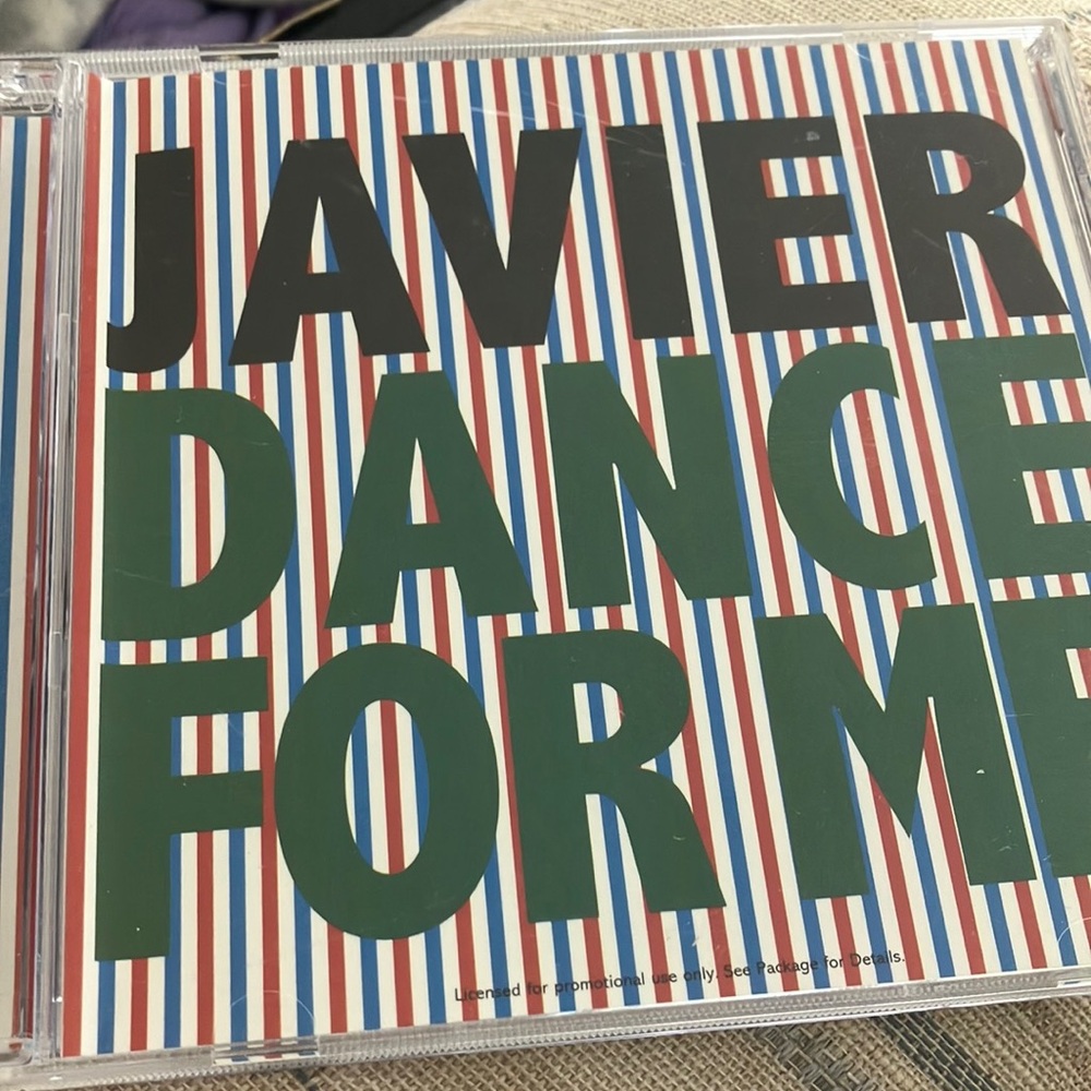 Javier Dance For Me CD promo